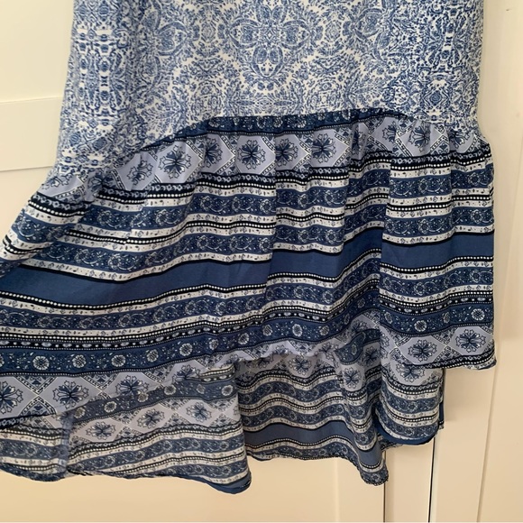 Knox Rose Blue Floral High Low Dress Size XS - Picture 5 of 10
